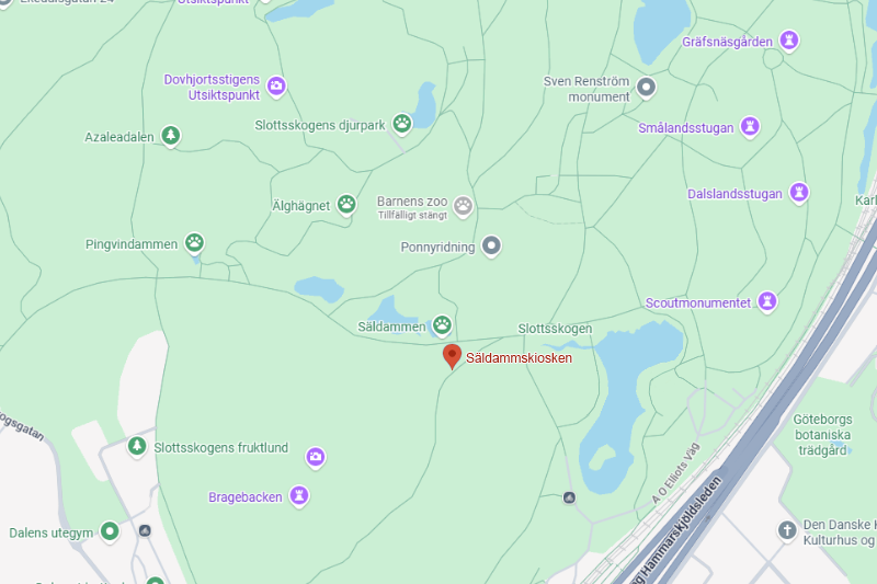 Karta Säldammenskiosken